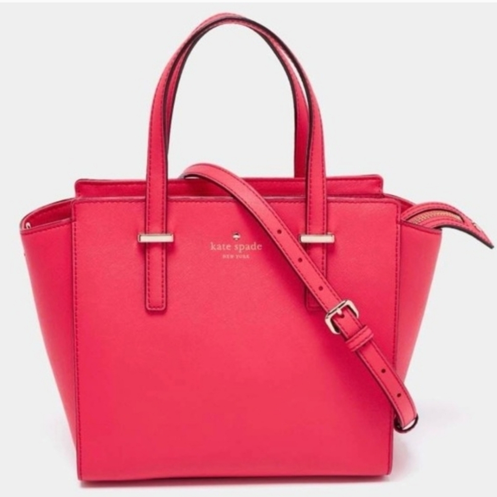 Kate Spade Cedar Street Hayden 2-Way Bag Detachable Crossbody In Coral